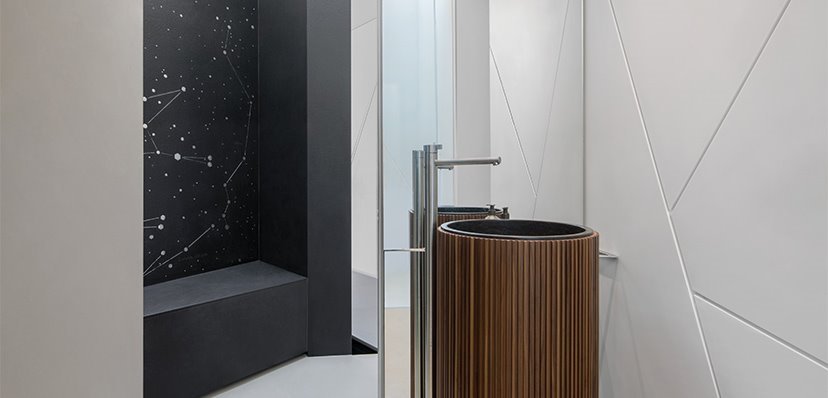 Rivestimento per bagno in pietra sinterizzata Lapitec