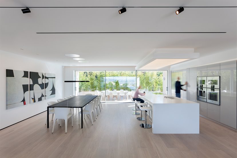 Casa Politeia isola cucina Lapitec kitchen island